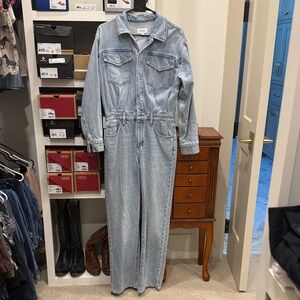 Pistola Light Blue Denim Jumpsuit